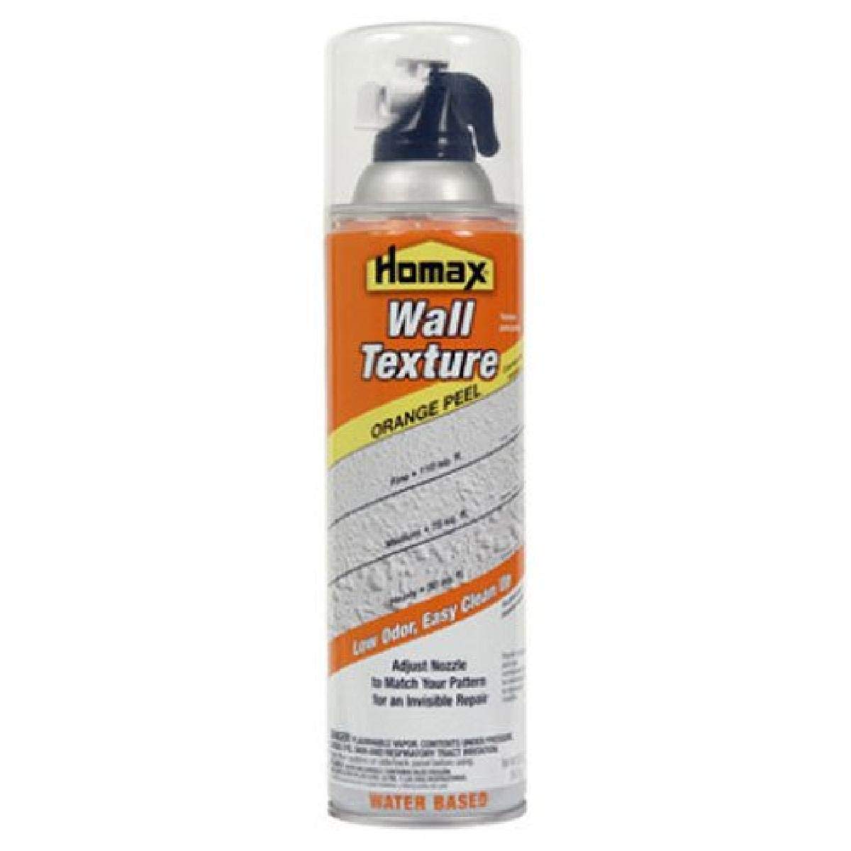 Homax 4092 aerosol texture can displaying orange peel finish for DIY wall texture