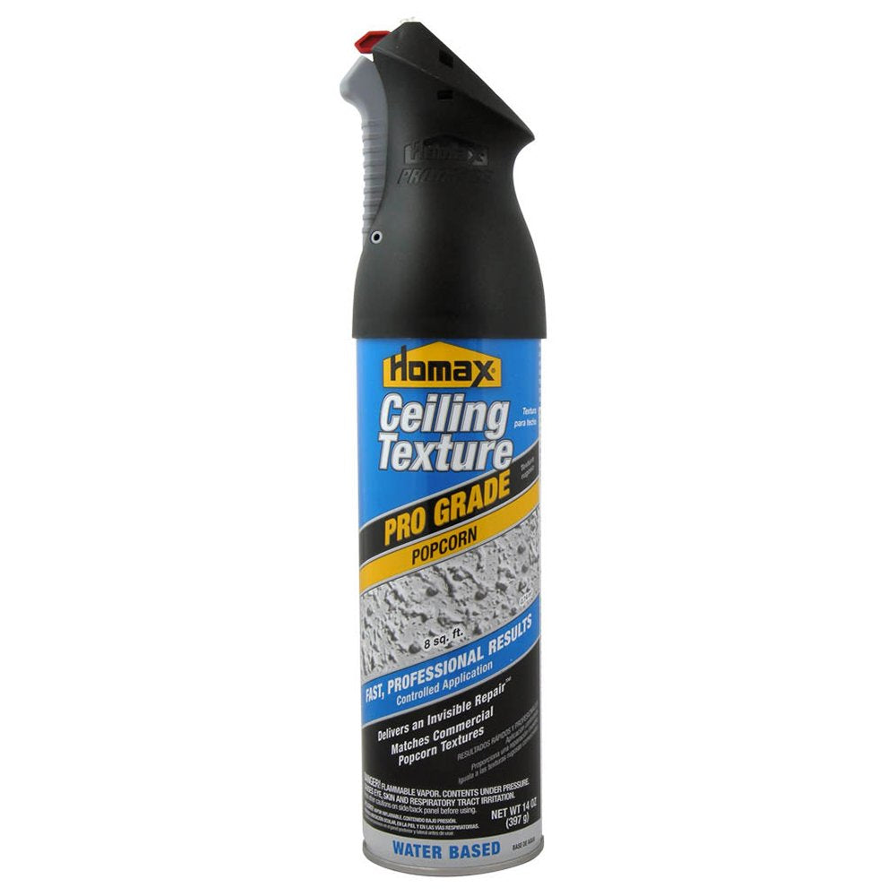 Homax Pro Grade popcorn ceiling texture 14 oz can for fast, professional-grade ceilings.