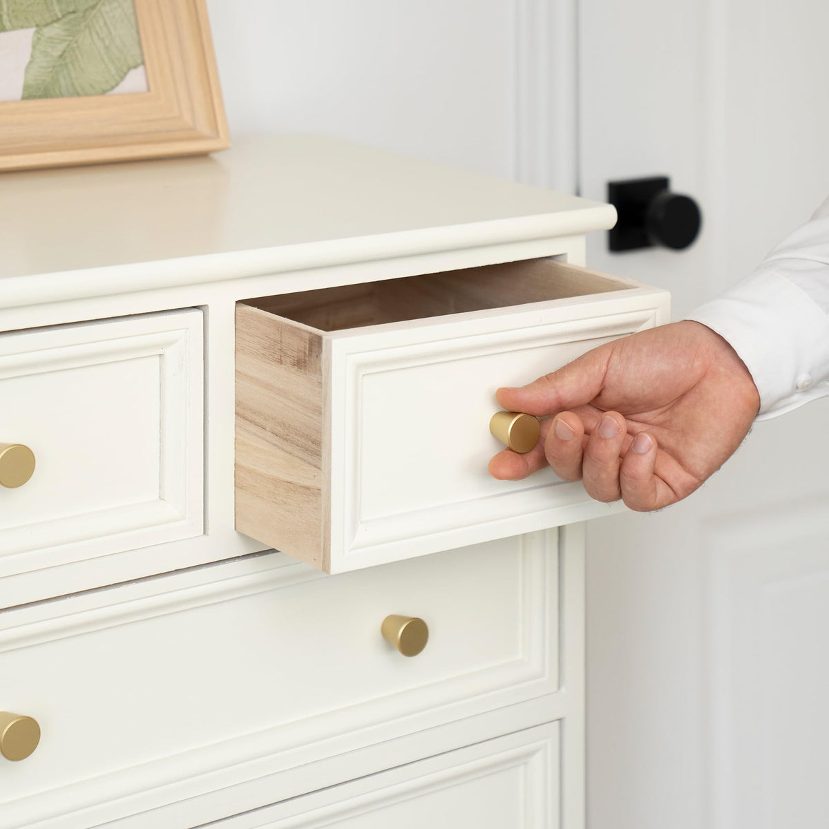 Homdiy aluminum gold knobs with brushed finish resist rust and wear