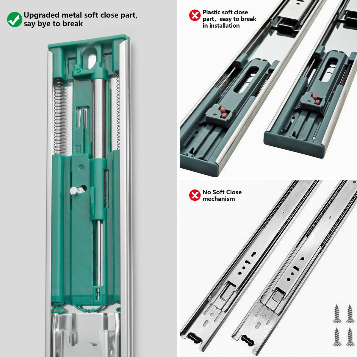 Homdiy anti-drop lock with quick-release prevents detachments and facilitates removal.