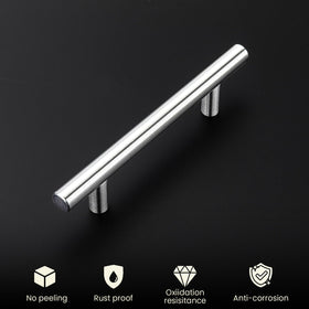 Homdiy brushed nickel drawer pull 5in for drawer updates and cohesive look