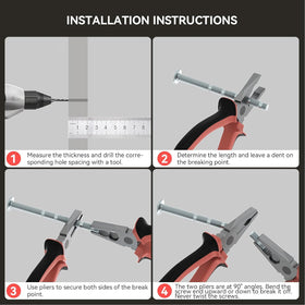 Homdiy installation guide image showing knob mounting on furniture