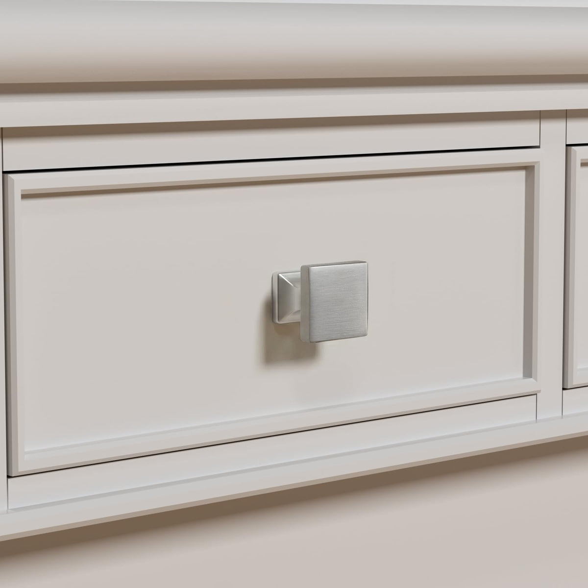 Homdiy 10-pack drawer knobs installed on dresser for refreshed look