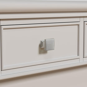 Homdiy 10-pack drawer knobs installed on dresser for refreshed look