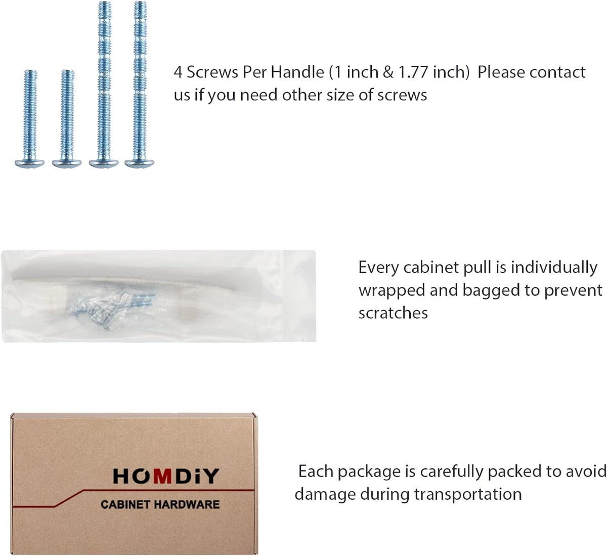 Homdiy durable zinc alloy pull hardware designed for frequent use.