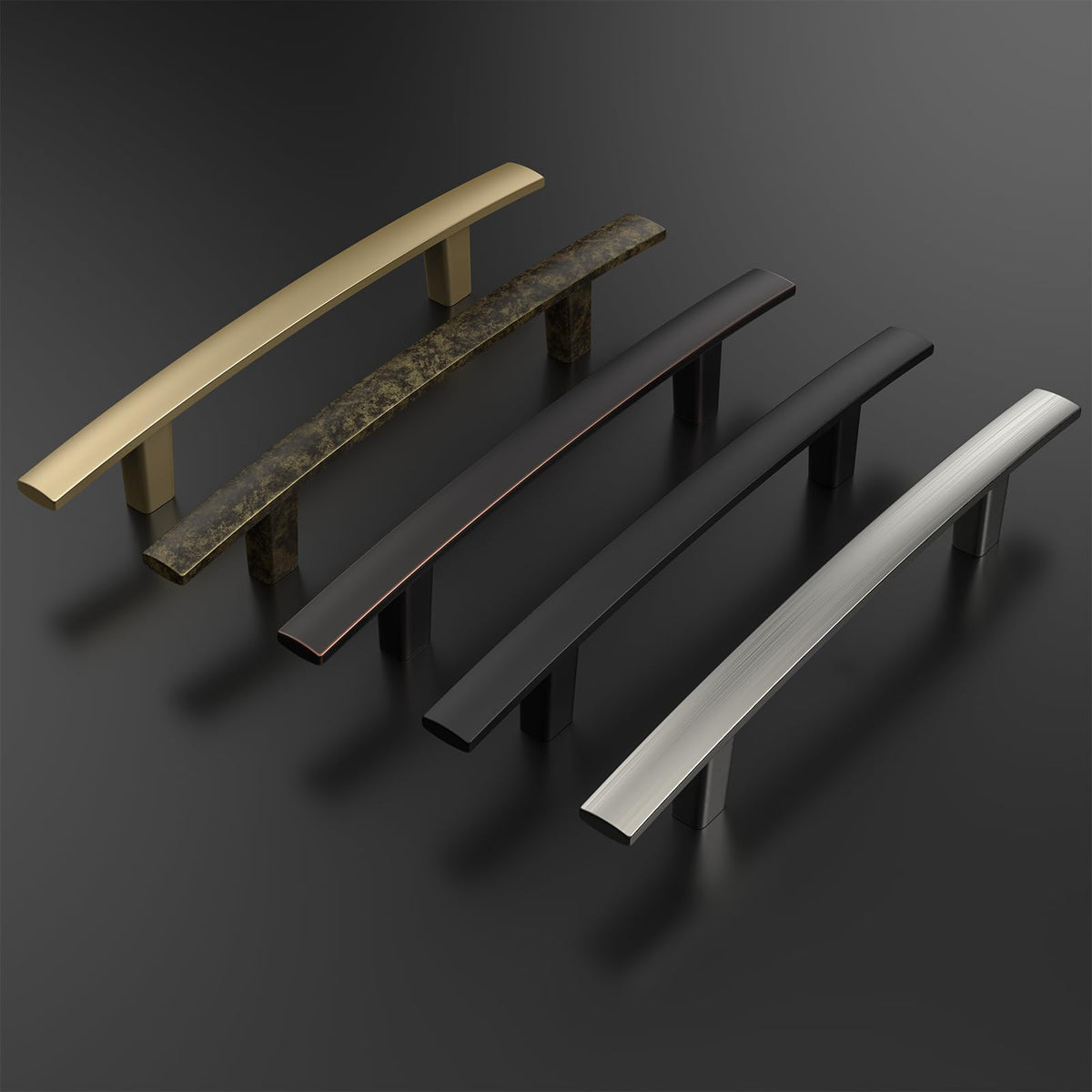Homdiy includes screws for easy mounting on standard cabinets.