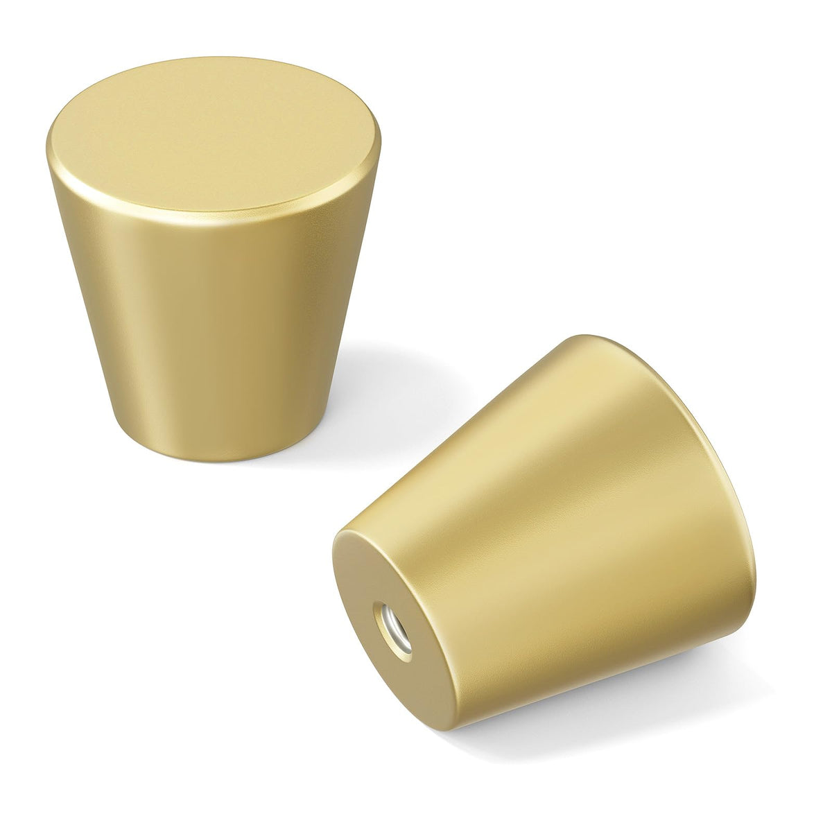 Homdiy gold dresser knobs enhance furniture with a luxurious brass finish and smooth grip
