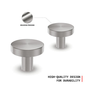 Homdiy silver metal handles for cabinets and desks with timeless look