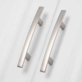 Homdiy solid zinc alloy cabinet handle with 3 inch center, durable and easy to install.