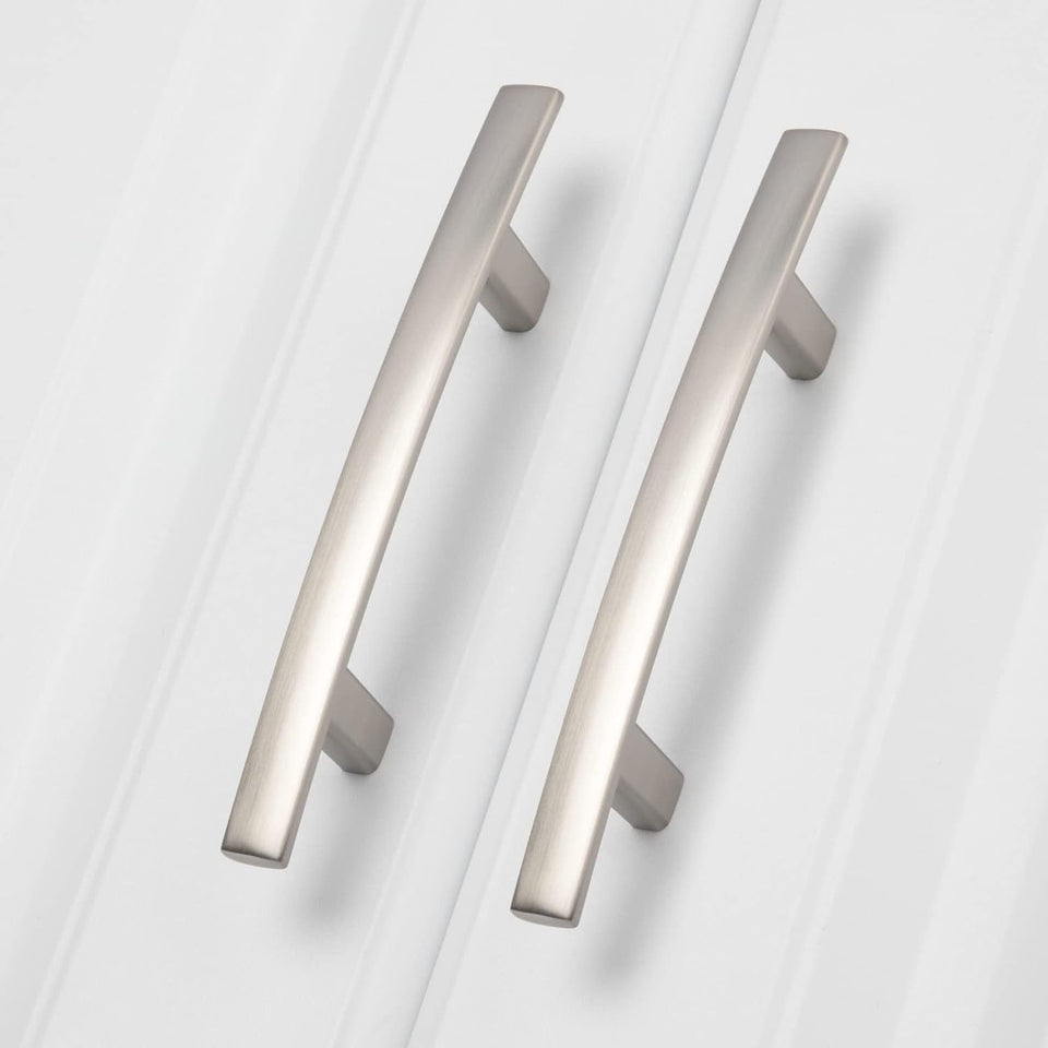 Homdiy solid zinc alloy cabinet handle with 3 inch center, durable and easy to install.