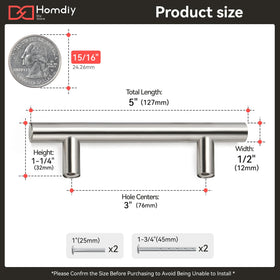Homdiy stainless steel brushed nickel pulls resist tarnish for daily use.