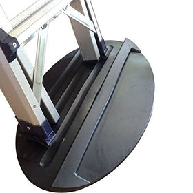 HomDSim extension ladder stop mat in view, providing secure footing on smooth floors.