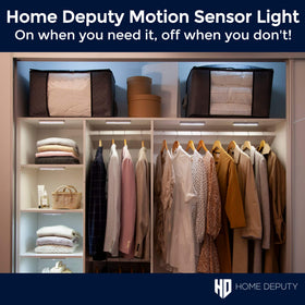 HOME DEPUTY lights feature three brightness modes for customizable ambiance