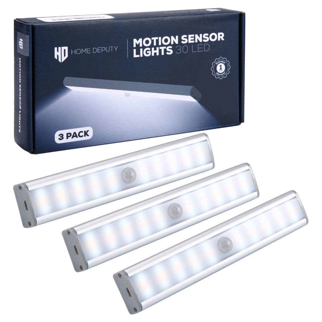 HOME DEPUTY closet light with motion sensor illuminates spaces hands-free