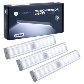 HOME DEPUTY closet light with motion sensor illuminates spaces hands-free