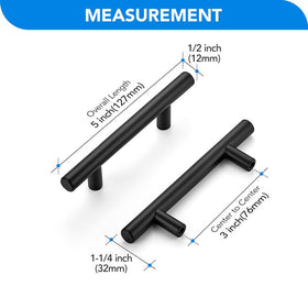 Close-up of Home Edit black handles showing stainless steel texture and durable finish