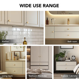 HOME EDIT champagne bronze knob for drawers adds timeless style and reliable handling