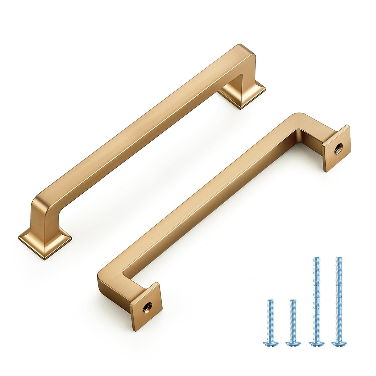 HOME EDIT champagne bronze cabinet pull with 5-inch spacing for kitchen cabinets