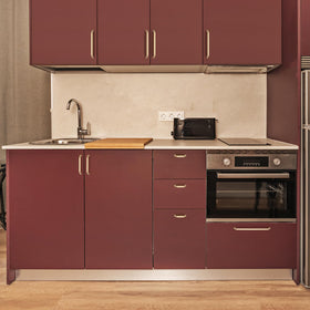 HOME EDIT zinc alloy handle in champagne bronze demonstrates durability