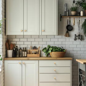HOME EDIT zinc round knob for kitchen drawers offers quick upgrade and cohesive look