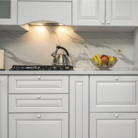 Home Expert easy-install screws included simplify upgrading drawers and doors.