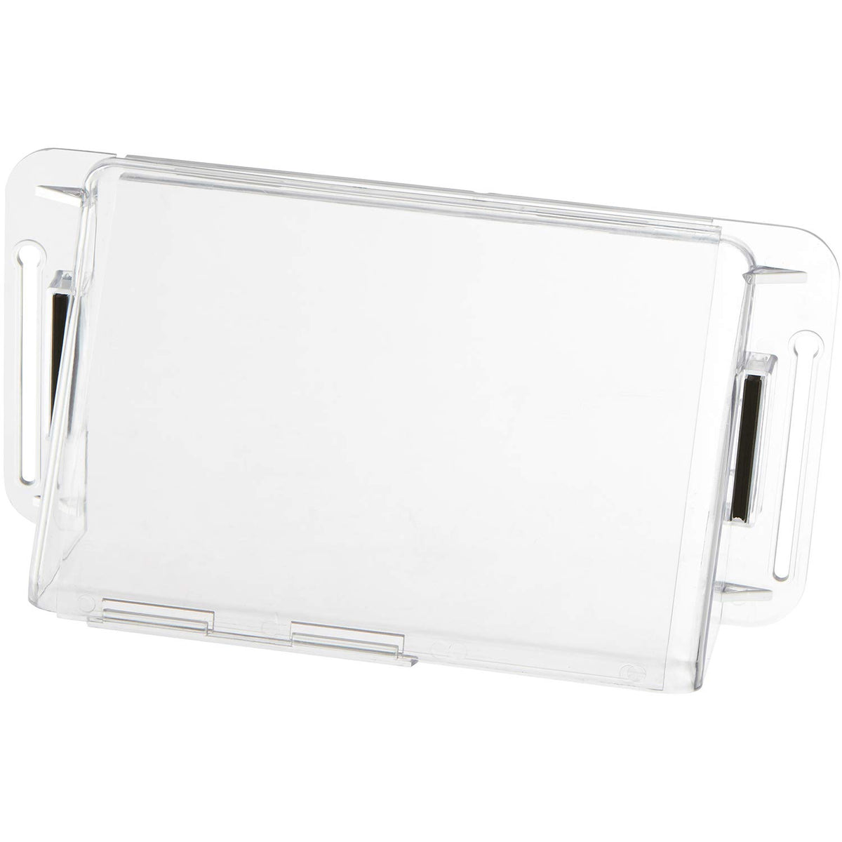 Home Intuition clear plastic construction blends with decor while guiding airflow.