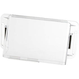 Home Intuition clear plastic construction blends with decor while guiding airflow.