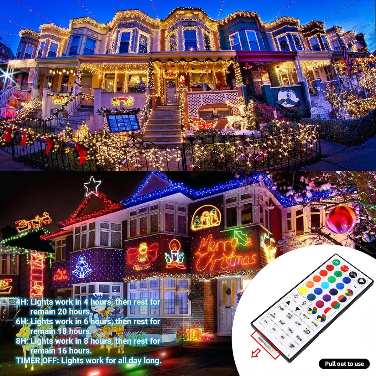 HOME LIGHTING memory function recalls last color and mode for convenience