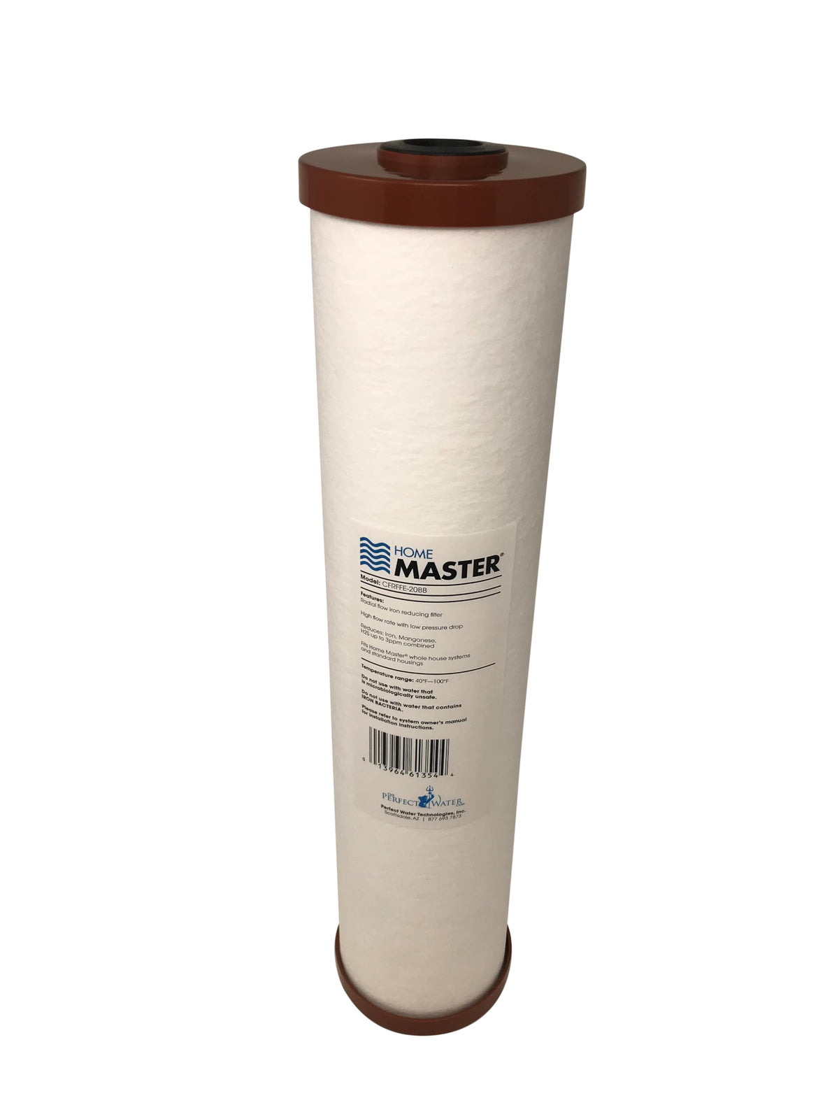 Home Master CFRFFE-20BB replacement cartridge for iron removal and odor reduction in high-flow whole-house filtration