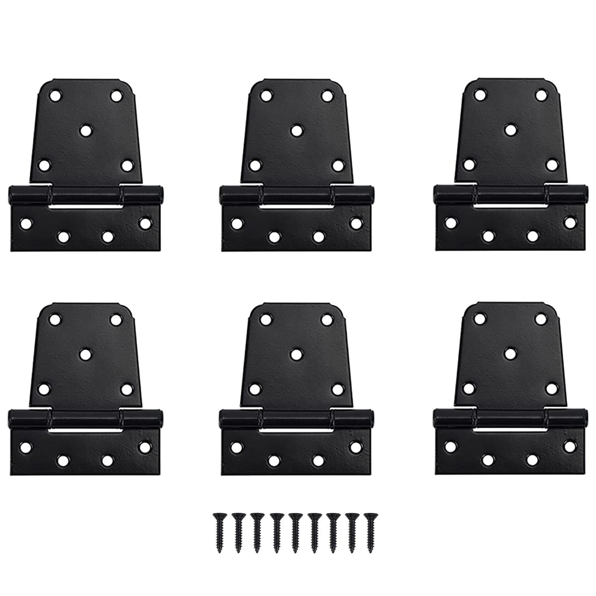 HOME MASTER HARDWARE 3-1/2 inch tee hinge steel black for durable gate support.