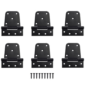 HOME MASTER HARDWARE 3-1/2 inch tee hinge steel black for durable gate support.