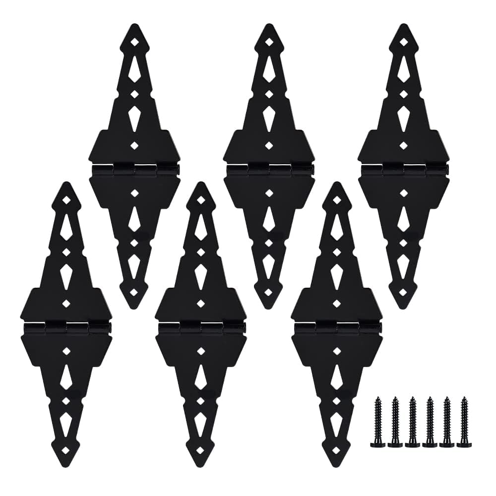 HOME MASTER HARDWARE 8 inch gate hinges pack ready for easy installation