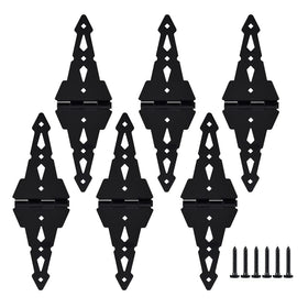 HOME MASTER HARDWARE 8 inch gate hinges pack ready for easy installation