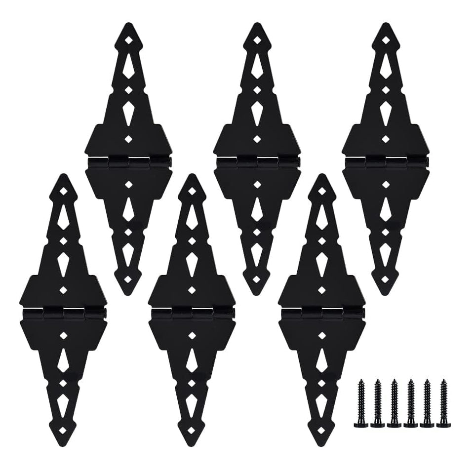 HOME MASTER HARDWARE 8 inch gate hinges pack ready for easy installation