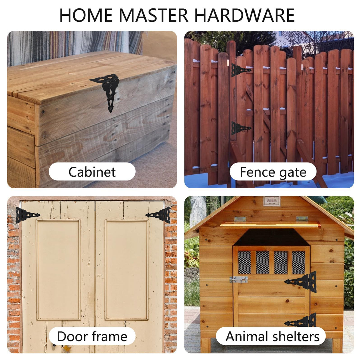 HOME MASTER HARDWARE 270-degree rotation hinge adapts to various openings.