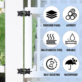 HOME MASTER HARDWARE 90-degree adjustable gate hinge enables precise gap control