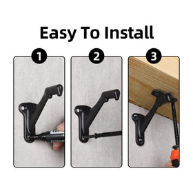 HOME MASTER HARDWARE ansi-bhma grade 2 bracket ensures durable stair rail support.