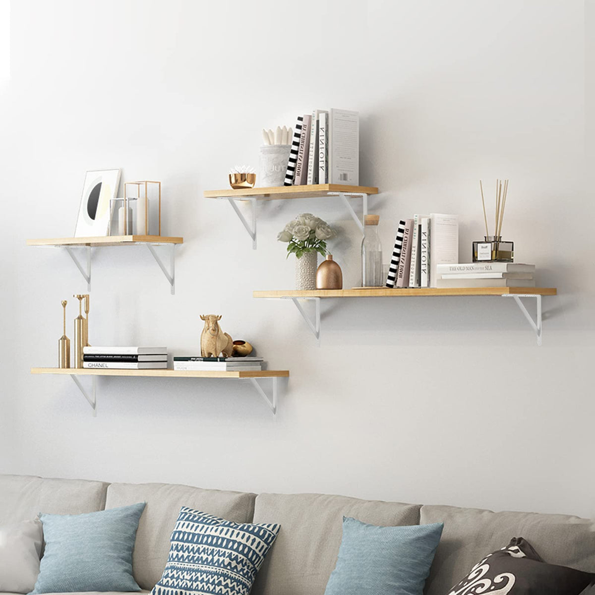 HOME MASTER HARDWARE heavy-duty brackets designed for garages and basements storage.