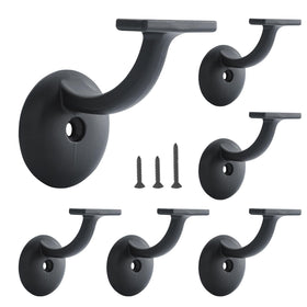HOME MASTER HARDWARE hand rail bracket provides durable zinc alloy support for stairs.