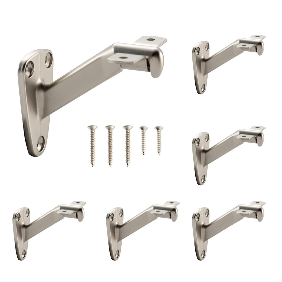 HOME MASTER HARDWARE handrail bracket 6-pack for secure indoor stair rails.