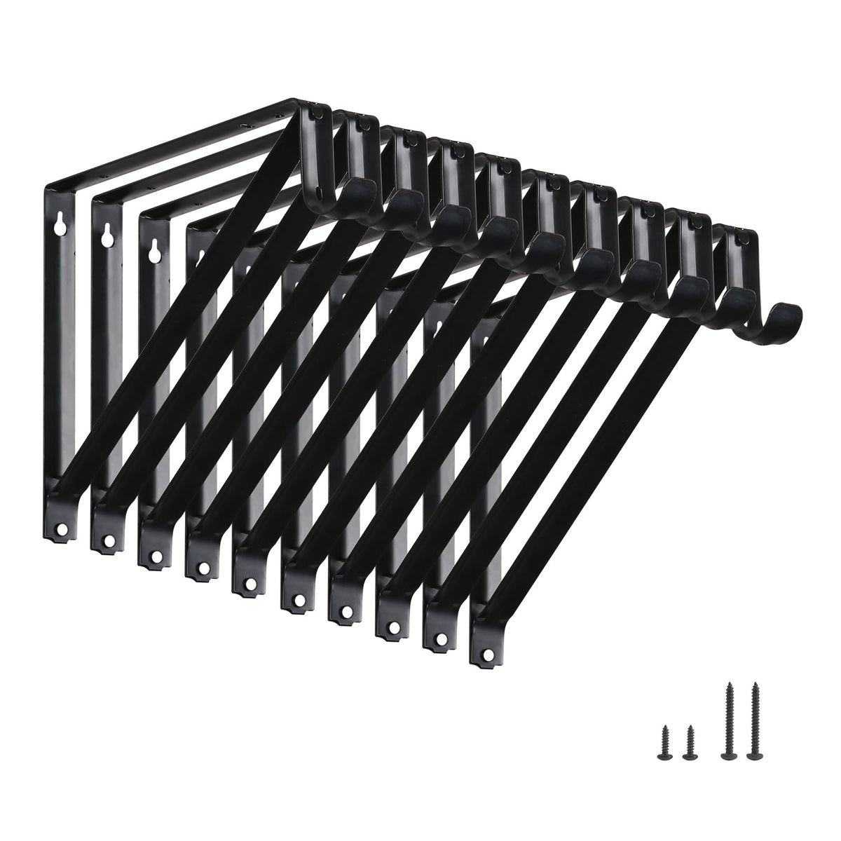 HOME MASTER HARDWARE heavy-duty closet bracket set for strong shelf and rod support