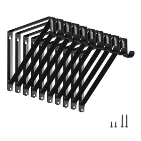 HOME MASTER HARDWARE heavy-duty closet bracket set for strong shelf and rod support