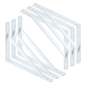 HOME MASTER HARDWARE elegant white shelf bracket for modern decor