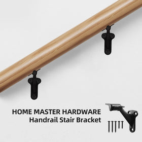 HOME MASTER HARDWARE heavy-duty stair bracket bronze resists wear on high-traffic stairs.