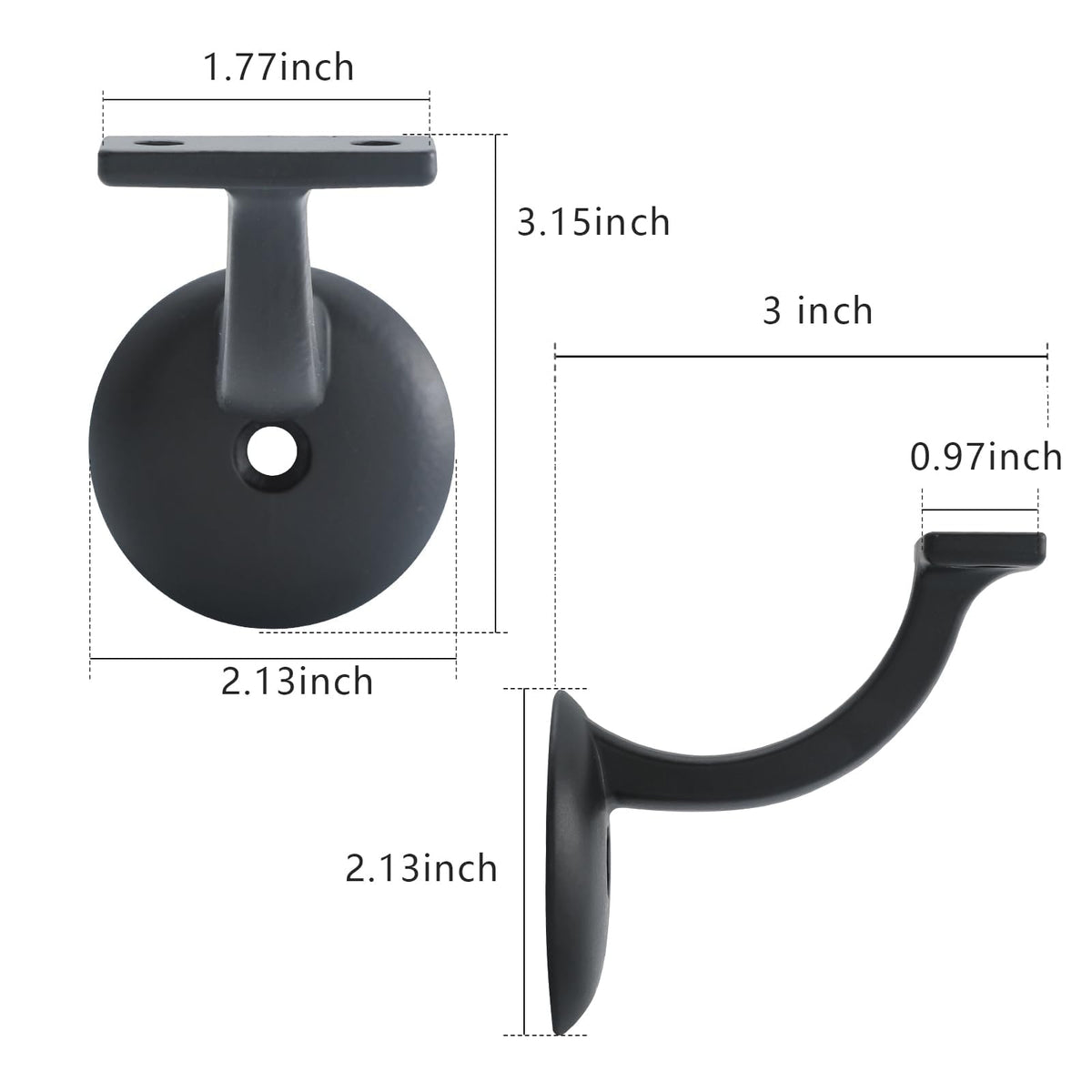 HOME MASTER HARDWARE screws included simplify quick, secure installation of brackets.