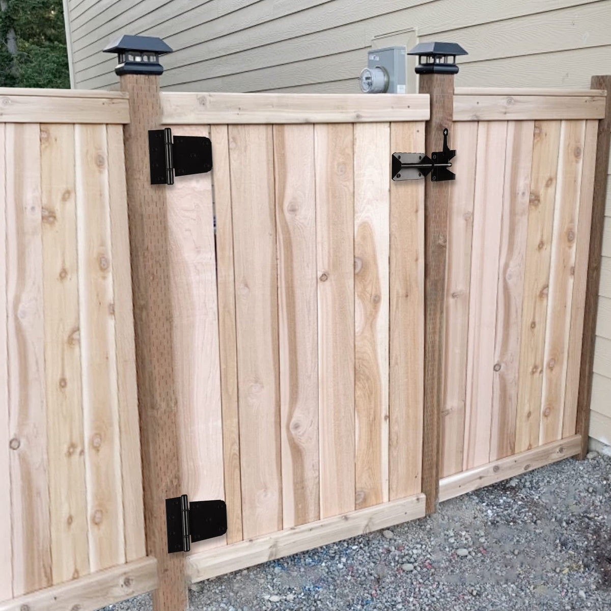HOME MASTER HARDWARE offset screw holes design strengthens wood joints.