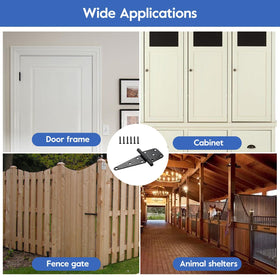 HOME MASTER HARDWARE outdoor gate application on a fence and barn setting