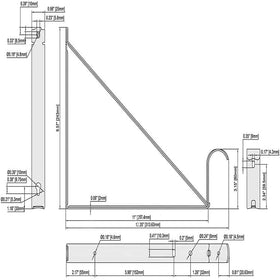 HOME MASTER HARDWARE mounting brackets for easy wall installation