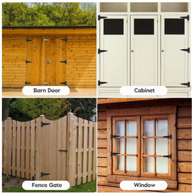 HOME MASTER HARDWARE Hinges fit both right- and left-handed doors