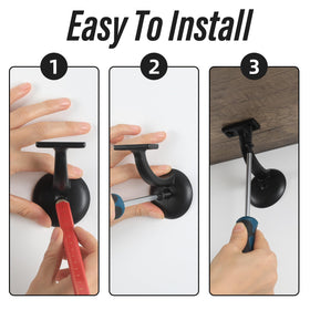 HOME MASTER HARDWARE secure guardrail/stair bracket suitable for various configurations.